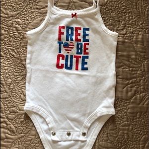 Free To Be Cute Onesie